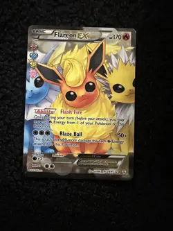 Flareon EX Generations Ultra Rare Full Art Holo RC28/RC32 Pokemon TCG - Image 2