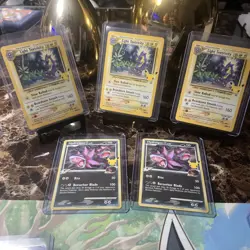 5x lot Light Toxtricity SWSH137 & hydreigon Sword & Shield Promos Cards Holo OBO - Image 1