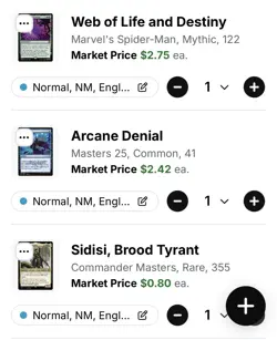 X1 Commander Sidisi Blood Tyrant X5 Commander Deck Essentials - Image 4