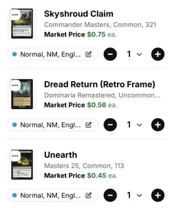 X1 Commander Sidisi Blood Tyrant X5 Commander Deck Essentials - Image 5