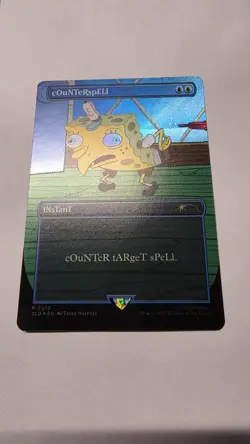 MTG Rainbow Foil cOuNTeRspELl (7010) NM- Unplayed SpongeBob Secret Lair Drop - Image 3