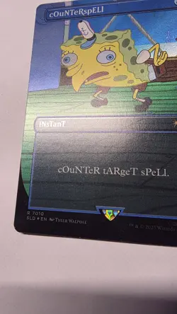 MTG Rainbow Foil cOuNTeRspELl (7010) NM- Unplayed SpongeBob Secret Lair Drop - Image 4