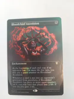 Bloodchief Ascension (Borderless) Commander Masters Foil - Image 1