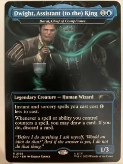 Dwight, Assistant (to the) King (Baral) Regular The OFFICE Secret Lair MTG 2168 - Image 1