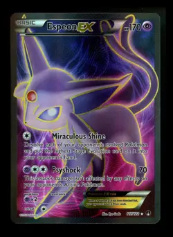 Espeon EX 117/122 XY BREAKpoint 2016 Full Art Holo Pokemon Card TCG - Image 1
