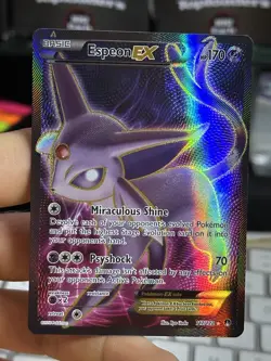 Espeon EX 117/122 XY BREAKpoint 2016 Full Art Holo Pokemon Card TCG - Image 3