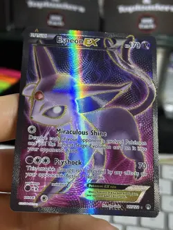 Espeon EX 117/122 XY BREAKpoint 2016 Full Art Holo Pokemon Card TCG - Image 5