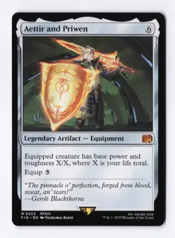 Aettir and Priwen 0253 (M) MTG Final Fantasy (FIN) (EN) - Image 1