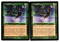 Tranquil Domain - Mirage 1996 MTG Green Common Instant NP X 2 - Image 1