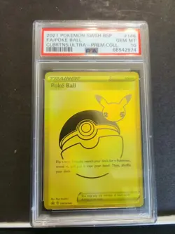 Pokemon Poke Ball Celebrations Ultra Premium Collection #146 PSA 10 - Image 1