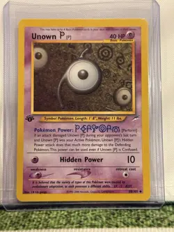 Pokemon - Unown [Q] Neo Destiny 1st Edition 59/105 2002 - Image 1