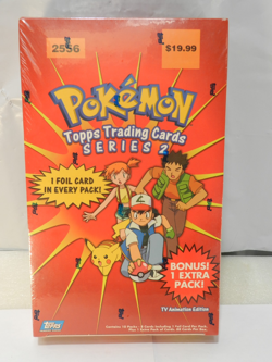 1999 Pokemon Topps Series 2 Booster Box 10 Pks #2556 Hobby w Bonus Pk Sealed X64 41116207655 - Image 1