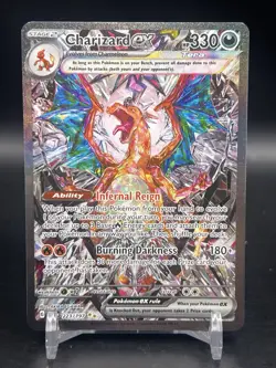Pokemon Charizard EX Special Illustration Rare (SIR) Obsidian Flames 223/197 NM - Image 1