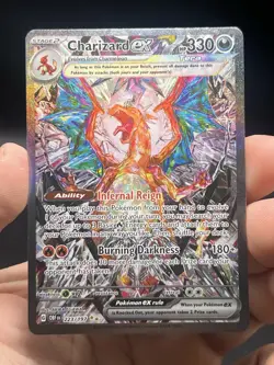 Pokemon Charizard EX Special Illustration Rare (SIR) Obsidian Flames 223/197 NM - Image 3