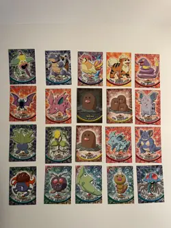 Vintage 1999 Pokemon Topps Holo Lot - Blastoise, Growlithe, Dugtrio + More - Image 1