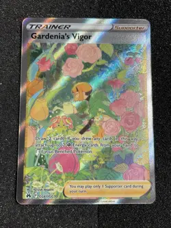 Gardenia's Vigor GG61/GG70 Pokemon TCG Crown Zenith: Galarian Gallery Holo - Image 1
