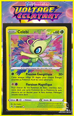Carte Pokemon Celebi 009/185 Amazing EB04 Voltage Eclatant Epee Et Bouclier FR - Image 1