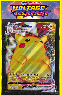 Carte Pokemon Pikachu VMAX 044/185 EB04 Voltage Eclatant Epee Et Bouclier FR - Image 1