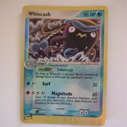 Pokemon TCG Whiscash 48/97 Reverse Holo EX Dragon Vintage E Series - Image 1