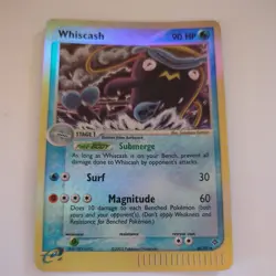 Pokemon TCG Whiscash 48/97 Reverse Holo EX Dragon Vintage E Series - Image 2