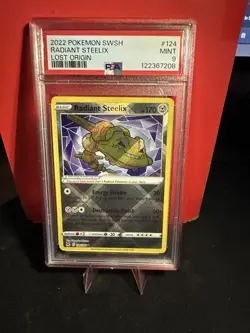 Pokemon TCG - 2022 Radiant Steelix - Lost Origin - #124 - PSA 9 - Image 1