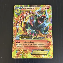M Houndoom EX 22/162 Pokemon TCG XY Breakthrough Holo - Image 1