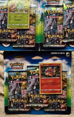 3x Pokemon Triple Pack Pokemon GO PORTUGUESE Brazilian TCG Sealed - Image 3