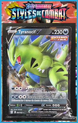 Carte Pokemon Tyranocif V 097/163 EB05 EB5 Styles De Combat Epee Et Bouclier - Image 1