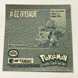 VINTAGE POKEMON STICKERS ARTBOX SERIES 1 1999 pack fresh - take your pick - Image 5