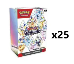 Pokemon TCG Prismatic Evolutions Booster Bundle - Lot of 25 - Factory Sealed - Image 1