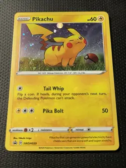 Pokemon TCG Pikachu SWSH039 Cosmos Holo Promo NM/M - Image 1