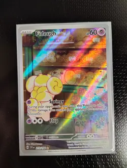 POKEMON TCG Fidough Scarlet & Violet 213/198 Illustration Rare - NM - Image 1