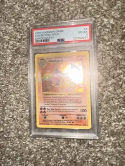 Shadowless Charizard 1999 Pokemon Holo Base Set 4/102 PSA 4 - Image 2
