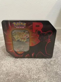 Pokemon Scarlet & Violet Destined Rivals Team Rocket's Persian Ex Tin Sealed - Image 1