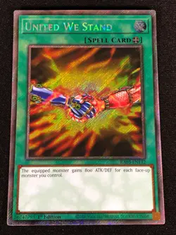 Yugioh United We Stand RA03-EN112 1st Platinum Secret (NM) - Image 1