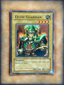 Yugioh Celtic Guardian LOB-007 Super Rare Original Print NM - Image 1
