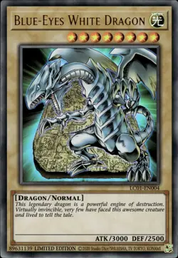 Blue-Eyes White Dragon Ultra Rare LC01-EN004 Limited Edition LP - Image 1