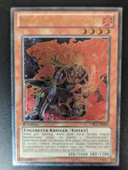 YuGiOh! Bruderschaft der Feuerfaust - Bar CBLZ-DE024 DE EX Ultimate Rare 1st - Image 1
