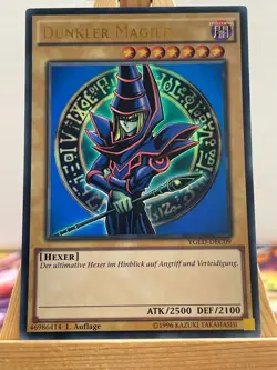 Dunkler Magier YGLD-DEC09 Ultra Rare Deutsch NM YUGIOH - Image 1
