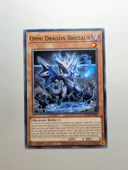Omni Dragon Brotaur Common 1st Edition NM YUGIOH TCG SDAZ-EN019 - Image 1