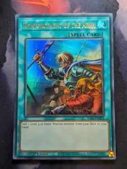 Yugioh - Reinforcement Of The Army - RA01-EN051 *Ultra Rare* 1st Edition - Image 1