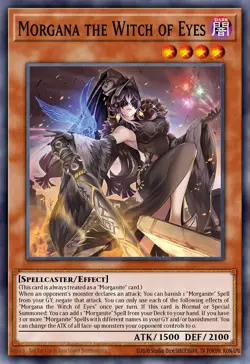 Yugioh DUAD-EN026 - Morgana the Witch of Eyes - Super Rare - Image 1