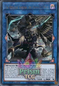 1st ed Tri-Brigade Shuraig the Ominous Omen ultra rare MP21-EN198 Yugioh - Image 1