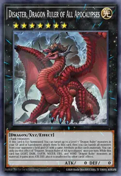 Yugioh ALIN-EN049 - Disaster, Dragon Ruler of All Apocalypses - Ultra Rare - Image 1