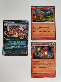 Pokemon TCG: 2025 Scarlet & Violet Black Star Promo Charizard ex SVP 196 bundle - Image 1