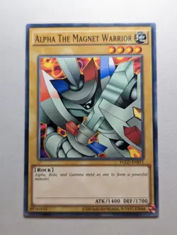 Alpha The Magnet Warrior - YGLD-ENB11 - Common Yugioh LP - Image 1