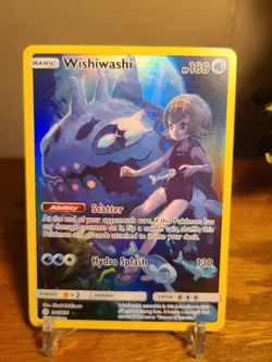 Wishiwashi 240/236 Cosmic Eclipse Secret Rare Holo Card SM - Image 1