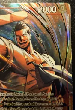 Monkey.D.Garp (Alt. Art) OP13-016 Rare Carrying On His Will One Piece Card Game - Image 3