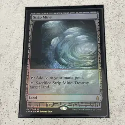 Strip Mine FOIL NM MINT Zendikar Expeditions Magic the Gathering Card MTG - Image 1