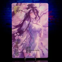 Albedo Waifu A5 Premium Card Oversized Matte SP Glitter Foil Overlord ACG - Image 1